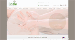 Desktop Screenshot of bodhithaimassage.com